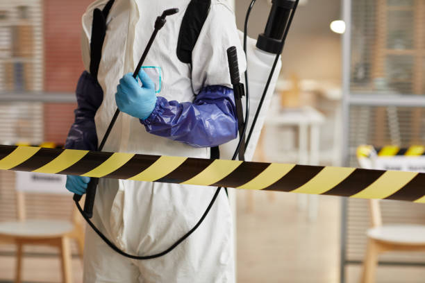 Professional Blood Cleanup technician working in Edgewood, TX